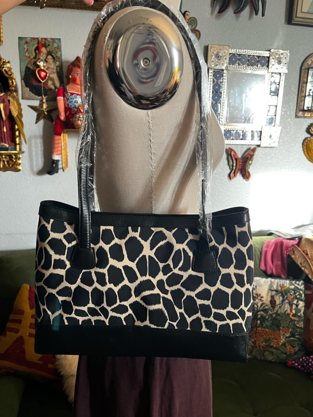 Y2K Maxx New York animal print bag